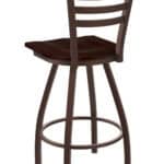 Jackie 30-Inch Bar Stool with Bronze Finish and Dark Cherry Maple Seat 7 Jackie 30-Inch Bar Stool with Bronze Finish and Dark Cherry Maple Seat