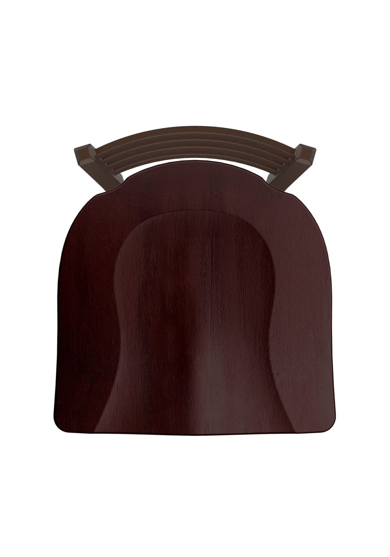 Jackie 30-Inch Bar Stool with Bronze Finish and Dark Cherry Maple Seat 3 Jackie 30-Inch Bar Stool with Bronze Finish and Dark Cherry Maple Seat - Image 3
