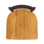 Jackie 36-Inch Extra-Tall Bar Stool with Bronze Finish and Medium Oak Seat 8 Jackie 36-Inch Extra-Tall Bar Stool with Bronze Finish and Medium Oak Seat