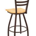 Jackie 36-Inch Extra-Tall Bar Stool with Bronze Finish and Natural Oak Seat 7 Jackie 36-Inch Extra-Tall Bar Stool with Bronze Finish and Natural Oak Seat