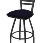 Jackie 36-Inch Extra-Tall Bar Stool with Pewter Finish and Canter Twilight Seat 6 Jackie 36-Inch Extra-Tall Bar Stool with Pewter Finish and Canter Twilight Seat