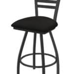 Jackie 36-Inch Extra-Tall Bar Stool with Pewter Finish and Canter Espresso Seat 6 Jackie 36-Inch Extra-Tall Bar Stool with Pewter Finish and Canter Espresso Seat
