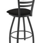 Jackie 36-Inch Extra-Tall Bar Stool with Pewter Finish and Canter Espresso Seat 7 Jackie 36-Inch Extra-Tall Bar Stool with Pewter Finish and Canter Espresso Seat