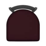 Jackie 36-Inch Extra-Tall Bar Stool with Pewter Finish and Canter Bordeaux Seat 8 Jackie 36-Inch Extra-Tall Bar Stool with Pewter Finish and Canter Bordeaux Seat