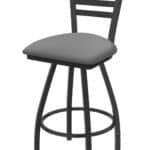 Jackie 36-Inch Extra-Tall Bar Stool with Pewter Finish and Canter Folkstone Grey Seat 6 Jackie 36-Inch Extra-Tall Bar Stool with Pewter Finish and Canter Folkstone Grey Seat