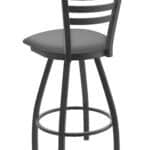 Jackie 36-Inch Extra-Tall Bar Stool with Pewter Finish and Canter Folkstone Grey Seat 7 Jackie 36-Inch Extra-Tall Bar Stool with Pewter Finish and Canter Folkstone Grey Seat