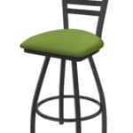 Jackie 36-Inch Extra-Tall Bar Stool with Pewter Finish and Canter Kiwi Green Seat 6 Jackie 36-Inch Extra-Tall Bar Stool with Pewter Finish and Canter Kiwi Green Seat