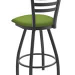 Jackie 36-Inch Extra-Tall Bar Stool with Pewter Finish and Canter Kiwi Green Seat 7 Jackie 36-Inch Extra-Tall Bar Stool with Pewter Finish and Canter Kiwi Green Seat
