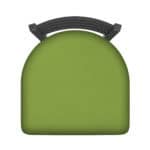 Jackie 36-Inch Extra-Tall Bar Stool with Pewter Finish and Canter Kiwi Green Seat 8 Jackie 36-Inch Extra-Tall Bar Stool with Pewter Finish and Canter Kiwi Green Seat