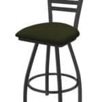 Jackie 36-Inch Extra-Tall Bar Stool with Pewter Finish and Canter Pine Seat 6 Jackie 36-Inch Extra-Tall Bar Stool with Pewter Finish and Canter Pine Seat