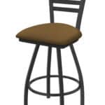 Jackie 36-Inch Extra-Tall Bar Stool with Pewter Finish and Canter Saddle Seat 6 Jackie 36-Inch Extra-Tall Bar Stool with Pewter Finish and Canter Saddle Seat