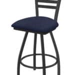 Jackie 36-Inch Extra-Tall Bar Stool with Pewter Finish and Graph Anchor Seat 6 Jackie 36-Inch Extra-Tall Bar Stool with Pewter Finish and Graph Anchor Seat