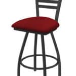 Jackie 36-Inch Extra-Tall Bar Stool with Pewter Finish and Graph Ruby Seat 6 Jackie 36-Inch Extra-Tall Bar Stool with Pewter Finish and Graph Ruby Seat