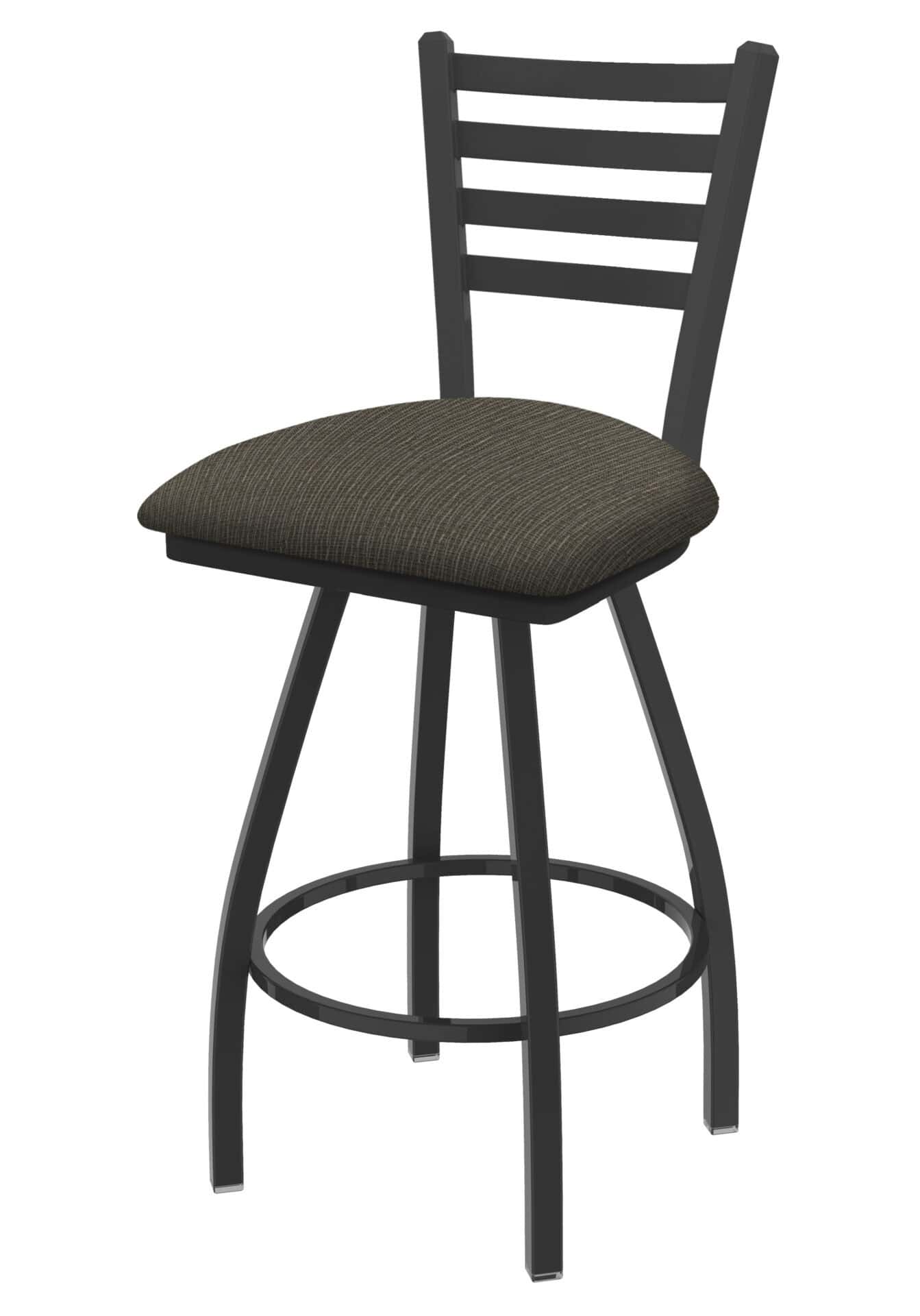 Jackie 36-Inch Extra-Tall Bar Stool with Pewter Finish and Graph Chalice Seat 1 Jackie 36-Inch Extra-Tall Bar Stool with Pewter Finish and Graph Chalice Seat