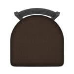 Jackie 36-Inch Extra-Tall Bar Stool with Pewter Finish and Rein Coffee Seat 8 Jackie 36-Inch Extra-Tall Bar Stool with Pewter Finish and Rein Coffee Seat