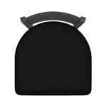 Jackie 25-Inch Counter Stool with Pewter Finish and Black Vinyl Seat 8 Jackie 25-Inch Counter Stool with Pewter Finish and Black Vinyl Seat
