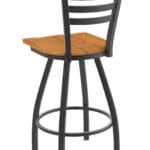 Jackie 36-Inch Extra-Tall Bar Stool with Pewter Finish and Medium Maple Seat 7 Jackie 36-Inch Extra-Tall Bar Stool with Pewter Finish and Medium Maple Seat