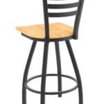 Jackie 30-Inch Bar Stool with Pewter Finish and Natural Maple Seat 7 Jackie 30-Inch Bar Stool with Pewter Finish and Natural Maple Seat