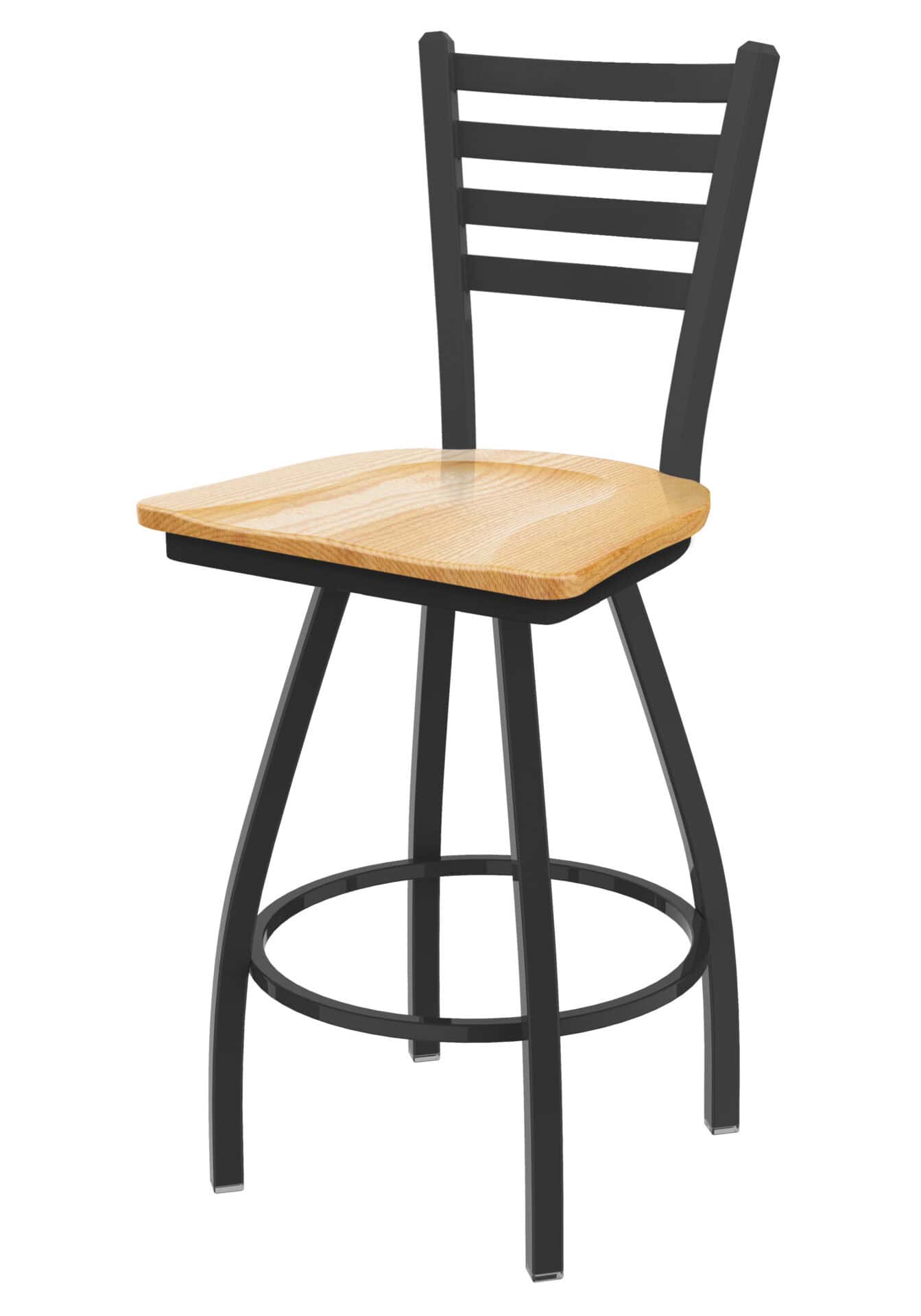 Jackie 36-Inch Extra-Tall Bar Stool with Pewter Finish and Natural Oak Seat 1 Jackie 36-Inch Extra-Tall Bar Stool with Pewter Finish and Natural Oak Seat