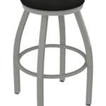 Misha 25-Inch Backless Counter Stool with Anodized Nickel Finish and Canter Espresso Seat 4 Misha 25-Inch Backless Counter Stool with Anodized Nickel Finish and Canter Espresso Seat