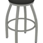 Misha 25-Inch Backless Counter Stool with Anodized Nickel Finish and Canter Iron Seat 4 Misha 25-Inch Backless Counter Stool with Anodized Nickel Finish and Canter Iron Seat