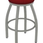 Misha 25-Inch Backless Counter Stool with Anodized Nickel Finish and Graph Ruby Seat 4 Misha 25-Inch Backless Counter Stool with Anodized Nickel Finish and Graph Ruby Seat