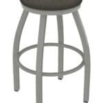 Misha 25-Inch Backless Counter Stool with Anodized Nickel Finish and Graph Chalice Seat 4 Misha 25-Inch Backless Counter Stool with Anodized Nickel Finish and Graph Chalice Seat