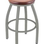 Misha 25-Inch Backless Counter Stool with Anodized Nickel Finish and Medium Maple Seat 4 Misha 25-Inch Backless Counter Stool with Anodized Nickel Finish and Medium Maple Seat