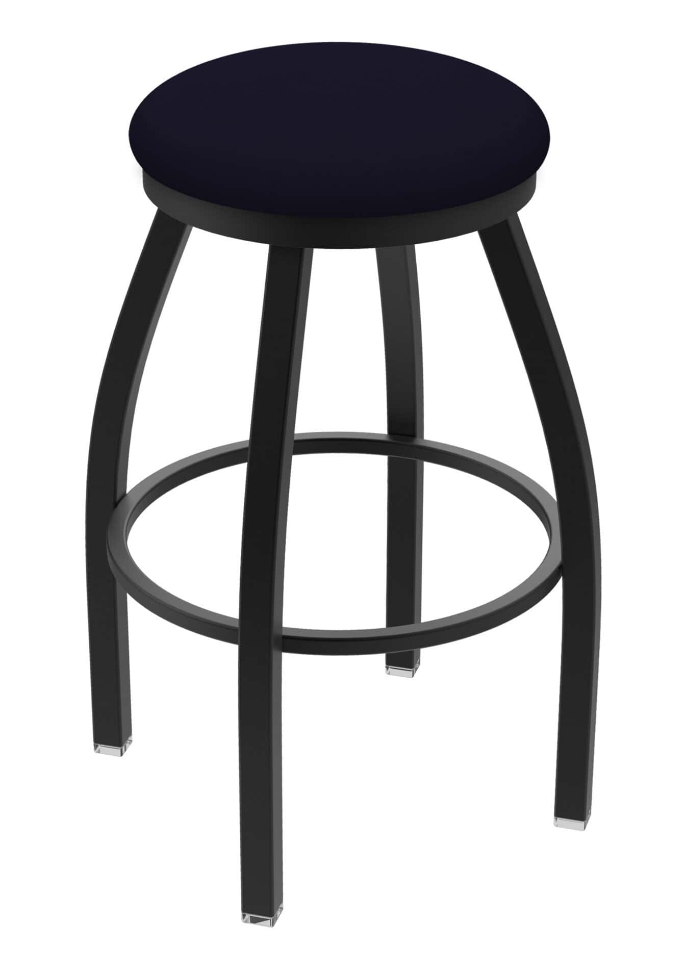 Misha 25-Inch Backless Counter Stool with Black Wrinkle Finish and Canter Twilight Seat 1 Misha 25-Inch Backless Counter Stool with Black Wrinkle Finish and Canter Twilight Seat
