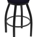 Misha 25-Inch Backless Counter Stool with Black Wrinkle Finish and Canter Twilight Seat 4 Misha 25-Inch Backless Counter Stool with Black Wrinkle Finish and Canter Twilight Seat