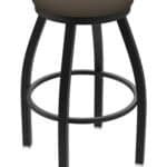 Misha 25-Inch Backless Counter Stool with Black Wrinkle Finish and Canter Earth Seat 4 Misha 25-Inch Backless Counter Stool with Black Wrinkle Finish and Canter Earth Seat