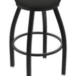 Misha 25-Inch Backless Counter Stool with Black Wrinkle Finish and Canter Iron Seat 4 Misha 25-Inch Backless Counter Stool with Black Wrinkle Finish and Canter Iron Seat