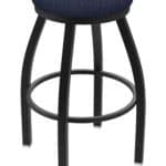 Misha 25-Inch Backless Counter Stool with Black Wrinkle Finish and Graph Anchor Seat 4 Misha 25-Inch Backless Counter Stool with Black Wrinkle Finish and Graph Anchor Seat