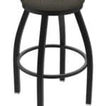 Misha 25-Inch Backless Counter Stool with Black Wrinkle Finish and Graph Chalice Seat 4 Misha 25-Inch Backless Counter Stool with Black Wrinkle Finish and Graph Chalice Seat