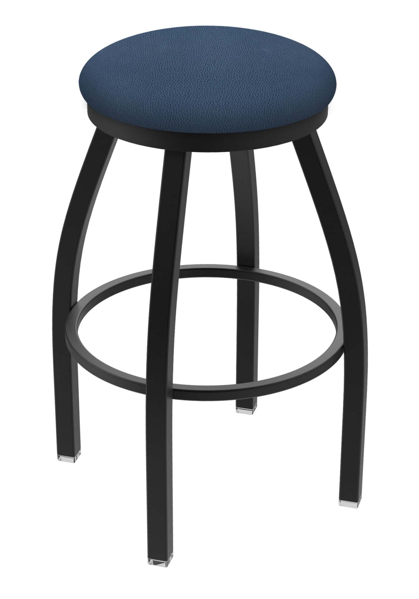 Misha 25-Inch Backless Counter Stool with Black Wrinkle Finish and Rein Bay Seat 1 Misha 25-Inch Backless Counter Stool with Black Wrinkle Finish and Rein Bay Seat