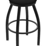 Misha 25-Inch Backless Counter Stool with Black Wrinkle Finish and Black Vinyl Seat 4 Misha 25-Inch Backless Counter Stool with Black Wrinkle Finish and Black Vinyl Seat