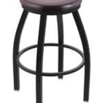 Misha 25-Inch Backless Counter Stool with Black Wrinkle Finish and Dark Cherry Maple Seat 4 Misha 25-Inch Backless Counter Stool with Black Wrinkle Finish and Dark Cherry Maple Seat