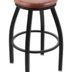 Misha 25-Inch Backless Counter Stool with Black Wrinkle Finish and Medium Oak Seat 4 Misha 25-Inch Backless Counter Stool with Black Wrinkle Finish and Medium Oak Seat