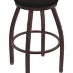 Misha 25-Inch Backless Counter Stool with Bronze Finish and Canter Espresso Seat 4 Misha 25-Inch Backless Counter Stool with Bronze Finish and Canter Espresso Seat