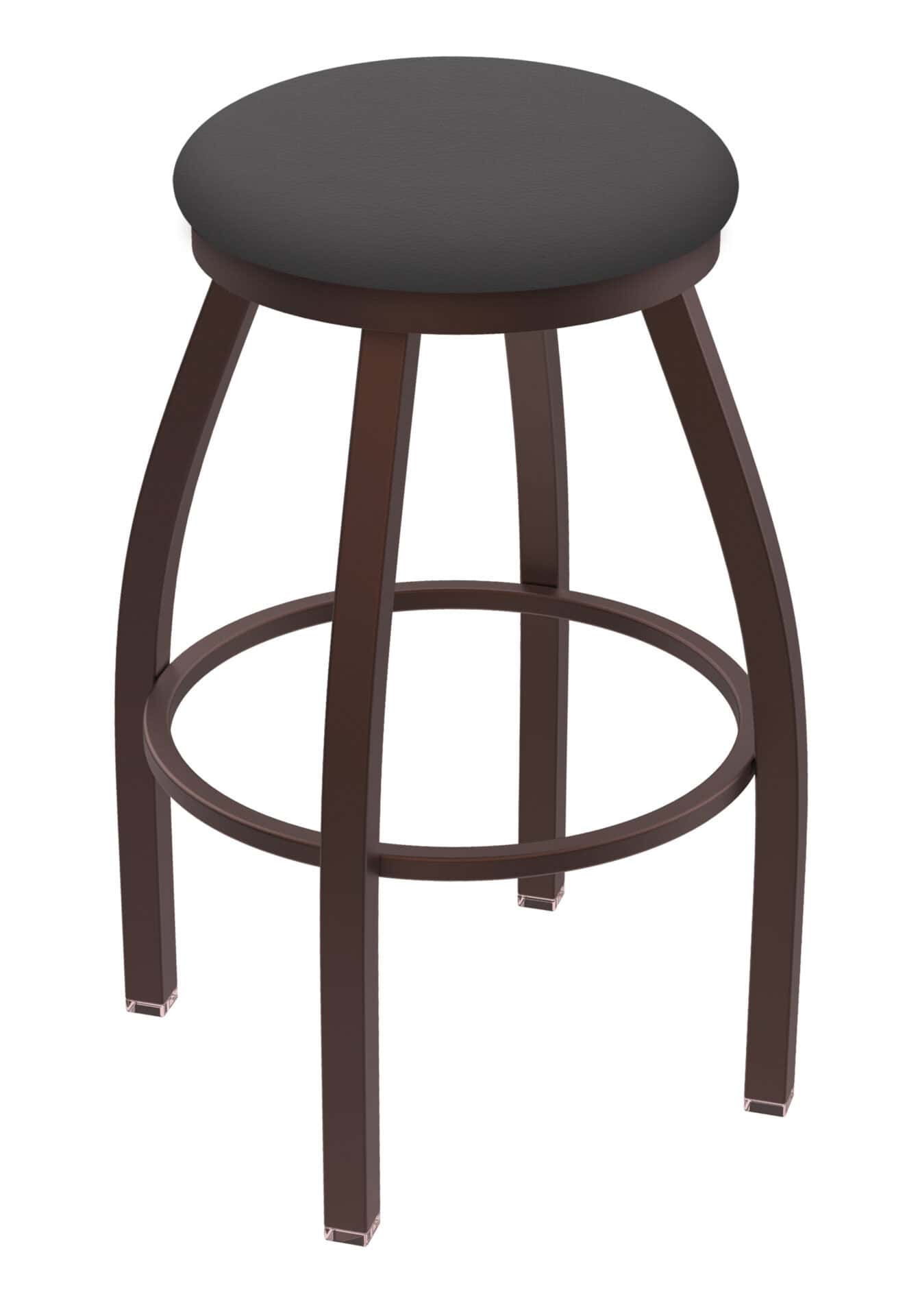 Misha 25-Inch Backless Counter Stool with Bronze Finish and Canter Storm Seat 1 Misha 25-Inch Backless Counter Stool with Bronze Finish and Canter Storm Seat