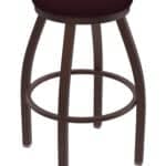 Misha 25-Inch Backless Counter Stool with Bronze Finish and Canter Bordeaux Seat 4 Misha 25-Inch Backless Counter Stool with Bronze Finish and Canter Bordeaux Seat
