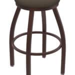 Misha 25-Inch Backless Counter Stool with Bronze Finish and Canter Earth Seat 4 Misha 25-Inch Backless Counter Stool with Bronze Finish and Canter Earth Seat