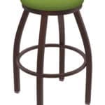Misha 25-Inch Backless Counter Stool with Bronze Finish and Canter Kiwi Green Seat 4 Misha 25-Inch Backless Counter Stool with Bronze Finish and Canter Kiwi Green Seat