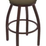 Misha 25-Inch Backless Counter Stool with Bronze Finish and Graph Cork Seat