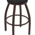 Misha 25-Inch Backless Counter Stool with Bronze Finish and Graph Coal Seat 4 Misha 25-Inch Backless Counter Stool with Bronze Finish and Graph Coal Seat