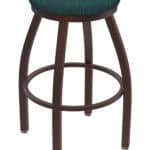 Misha 25-Inch Backless Counter Stool with Bronze Finish and Graph Tidal Seat