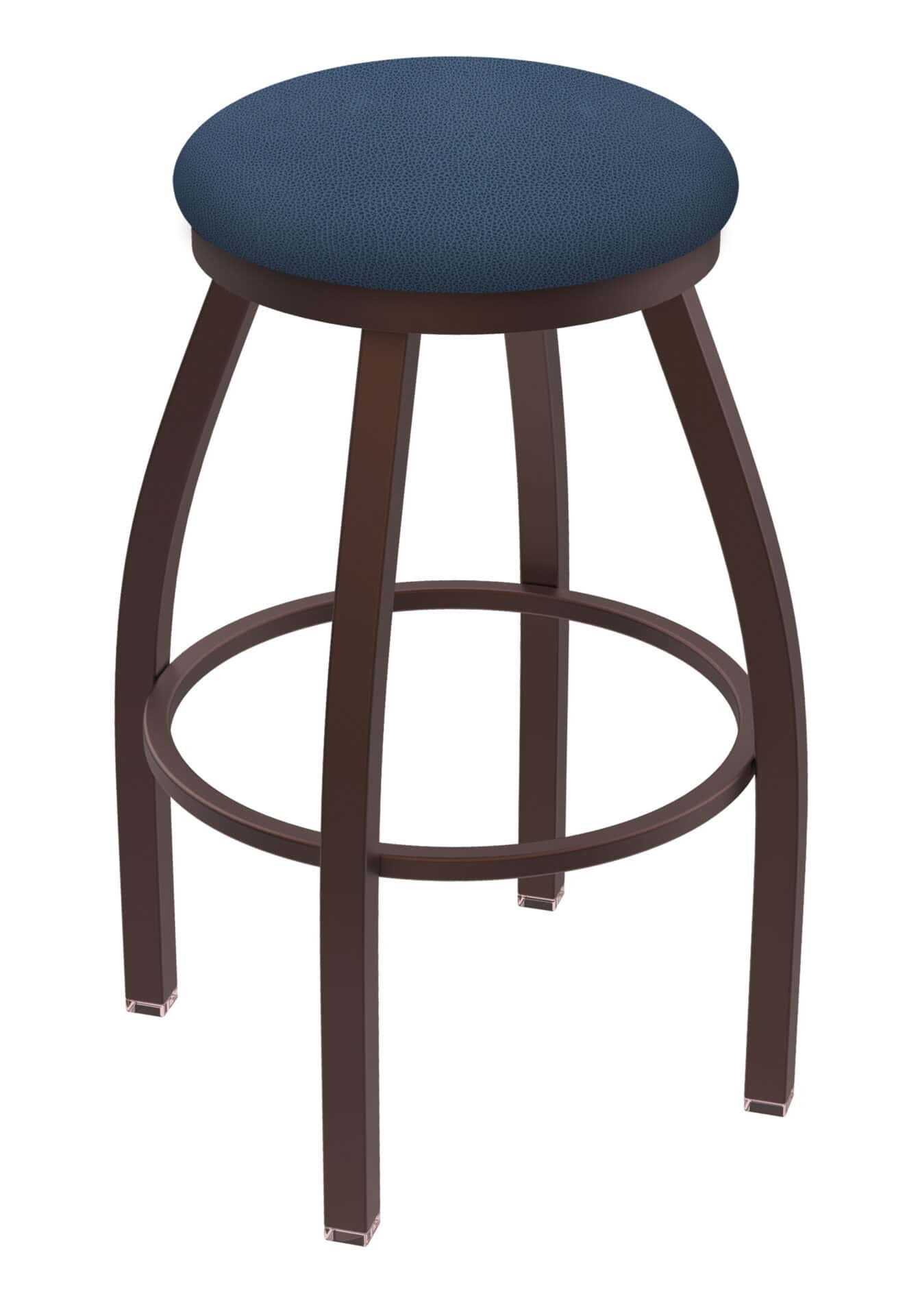 Misha 25-Inch Backless Counter Stool with Bronze Finish and Rein Bay Seat 1 Misha 25-Inch Backless Counter Stool with Bronze Finish and Rein Bay Seat
