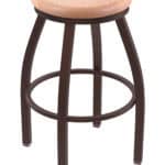 Misha 25-Inch Backless Counter Stool with Bronze Finish and Natural Oak Seat 4 Misha 25-Inch Backless Counter Stool with Bronze Finish and Natural Oak Seat