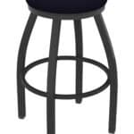 Misha 25-Inch Backless Counter Stool with Pewter Finish and Canter Twilight Seat 4 Misha 25-Inch Backless Counter Stool with Pewter Finish and Canter Twilight Seat