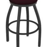 Misha 25-Inch Backless Counter Stool with Pewter Finish and Canter Bordeaux Seat 4 Misha 25-Inch Backless Counter Stool with Pewter Finish and Canter Bordeaux Seat